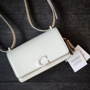 Authentic NWT Coach Bandit Crossbody Bag in White
